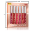 Matte Nonstick Lip Gloss Set Of 6