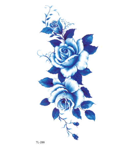 The Other Side Flower Tattoo Stickers Waterproof Tattoo