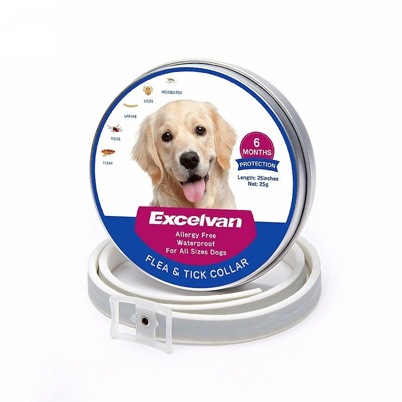 Waterproof Adjustable Insect Repellent Collar Flea Tick Removal