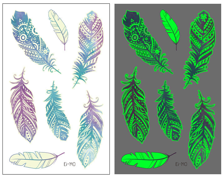 Waterproof Glitter Butterfly Tattoo Stick Gradient Tattoo