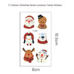 Children's Christmas Luminous Tattoo Face Pasters