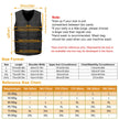 1Pc Heat Jacket Vest 3 Heating Gear Adjustable USB Heated Vest Warm Heat Coat Vest With 10 Heating Pads For Men Women Winter Outdoor Activity
