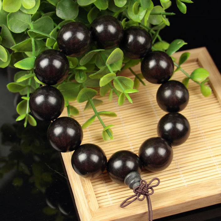 Buddha Beads Rosewood Bracelet