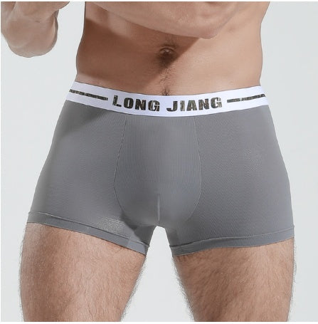 Ice Silk Underwear Men's Four Corner Boxer