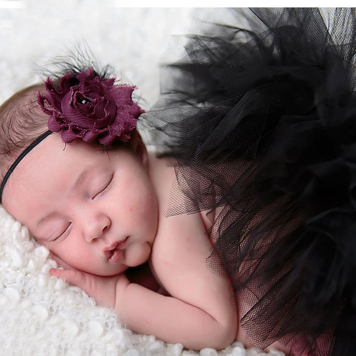 Photograph Of Newborn's Poncho Skirt Tutu