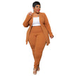 Fashion Temperament Professional Casual Long Sleeve Pants Small Suit Two-piece Suit