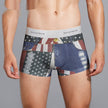 Personalized Denim Print Boxer Men's Underwear