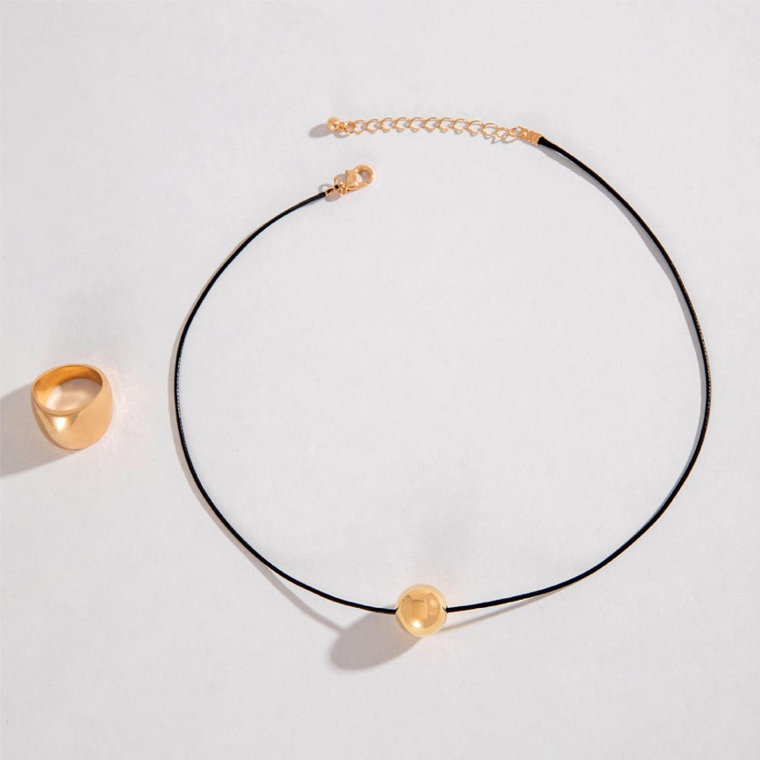 Design Hug Ring Bow Open-ended Bracelet