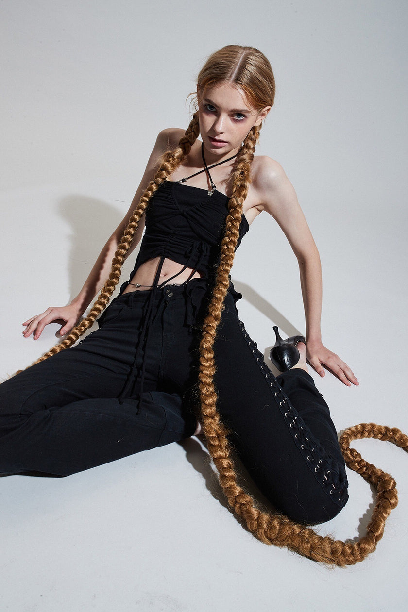 European And American Super Spice Strap Top