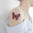 Waterproof Glitter Butterfly Tattoo Stick Gradient Tattoo