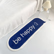 Bedroom Bedside Blue Minimalist Style Carpet