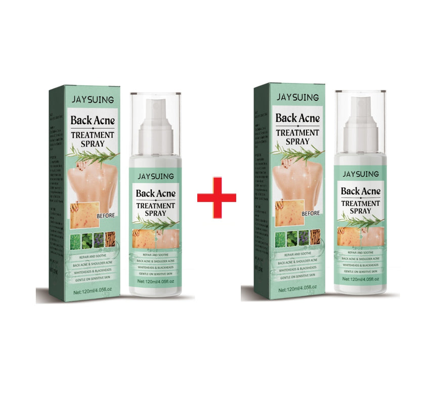 Jaysuing Back Acne Repair Spray, Repair Body Acne Fade Acne Mark Skin Care Spray