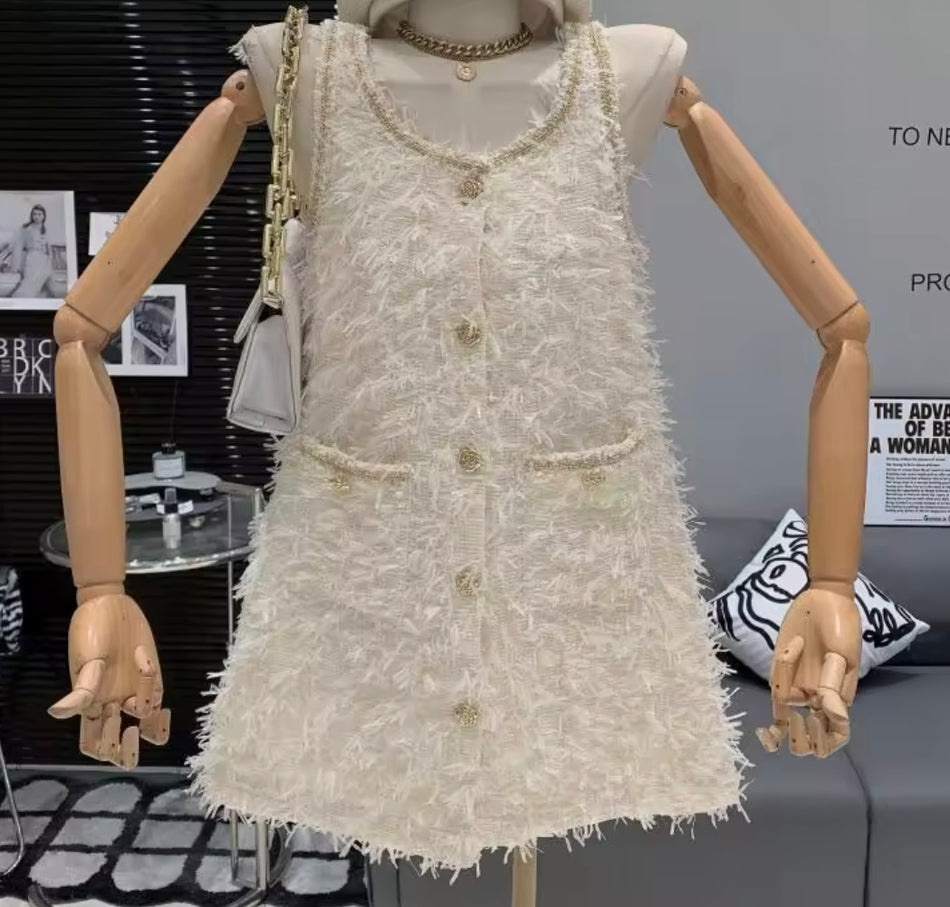 Sleeveless Women's dress  Fashionable Temperament Vest Dress Summer XL Size