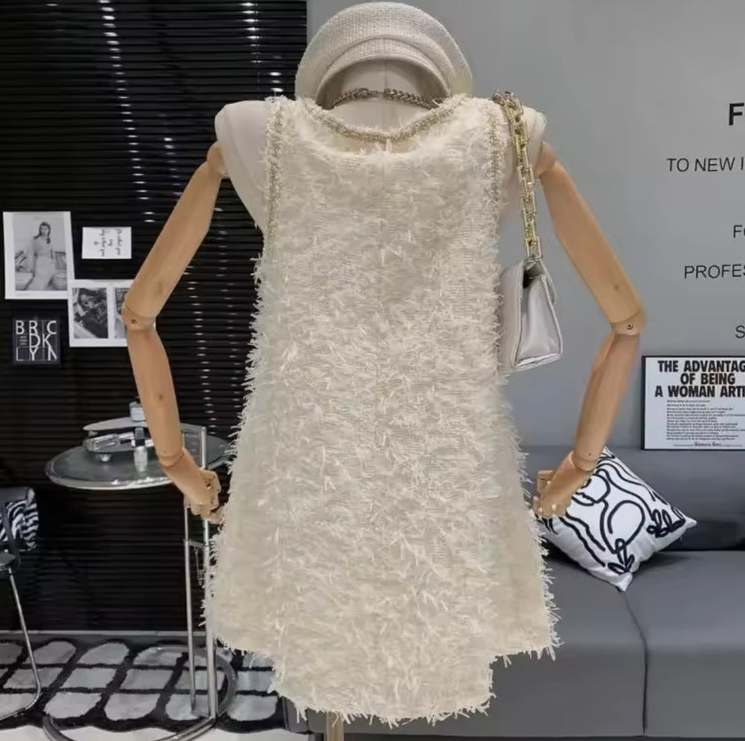 Sleeveless Women's dress  Fashionable Temperament Vest Dress Summer XL Size