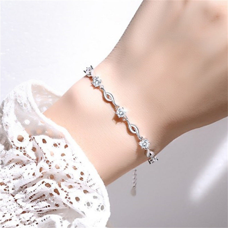 Niche Exquisite Good-looking Aquamarine Bracelet
