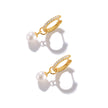 Sterling Silver Pearl Grace High-grade Thin Earrings
