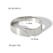Hip Hop Style Exaggerated Wide Surface Simple Style Fine Polishing High Quality Mirror Personalized Opening Bracelet Heavy Industry