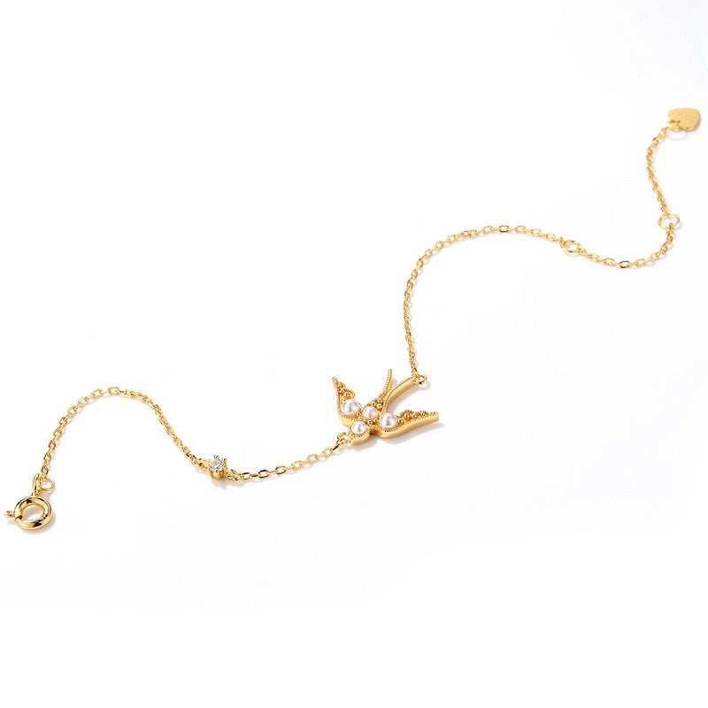 New Chinese Spring New Affordable Luxury Fashion Swallow Bracelet
