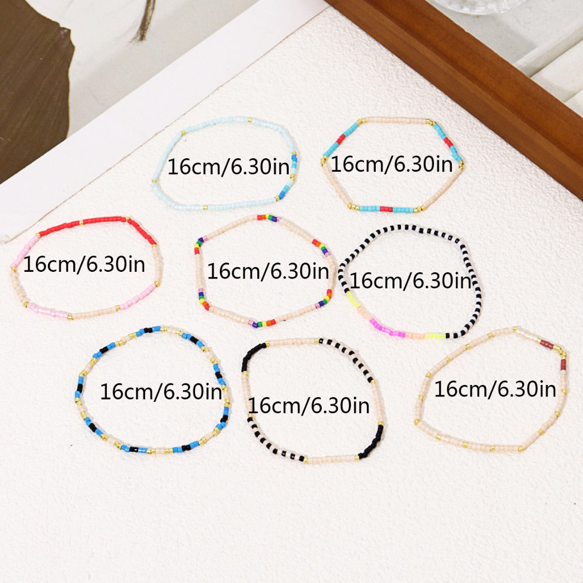 Fashion Rainbow Retro Set Women's Bracelet