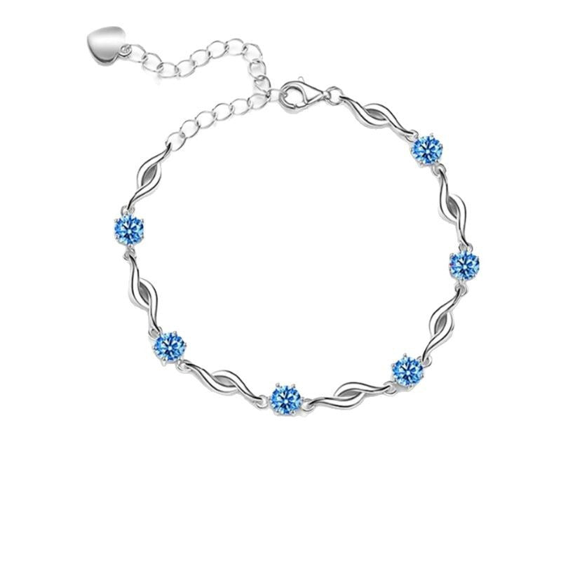 Niche Exquisite Good-looking Aquamarine Bracelet