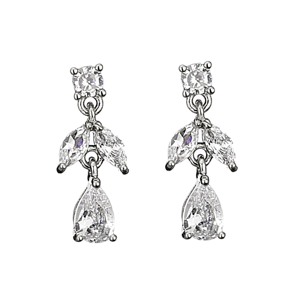 Bridal Wedding Ornament Suit Exquisite Water Drop