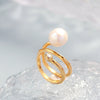 Fashion Personality Natural Baroque Pearl Ring