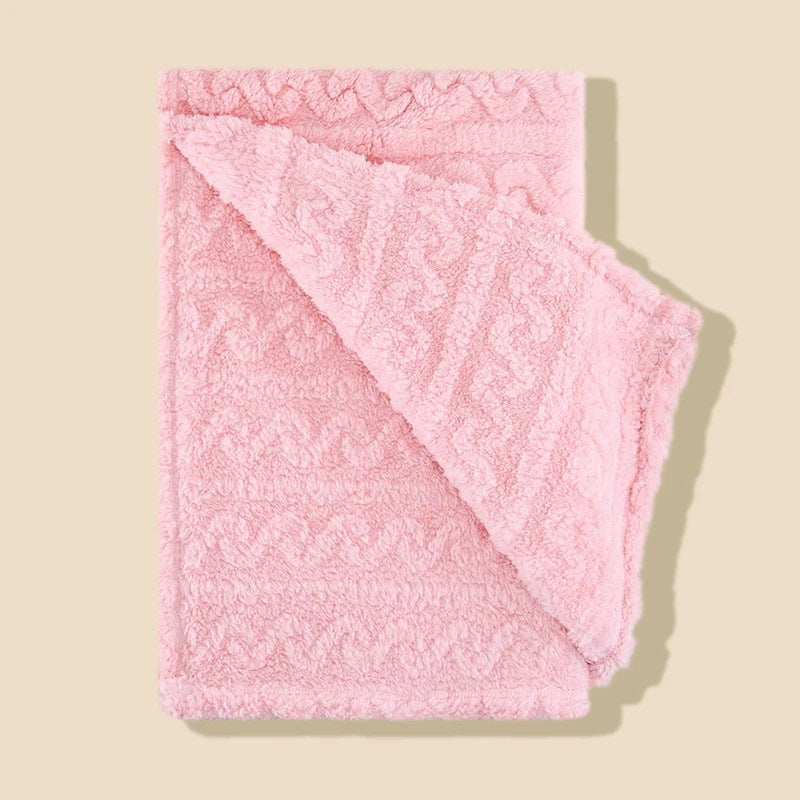 Baby Blanket Thick Double-sided And Water-absorbing Soft