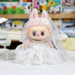 Vinyl Pendant Doll Dress Wedding Dress labubu