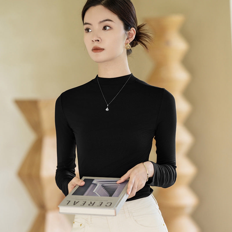Turtleneck Bottoming Shirt Women's Top Women's Long Sleeve