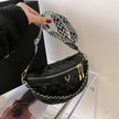 Chain Texture Slanted Chest Bag Women's Shoulder