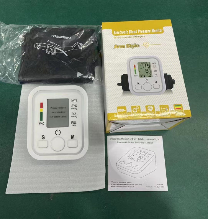 Household Multi-voice Upper Arm Precise Measurement Blood Pressure Meter