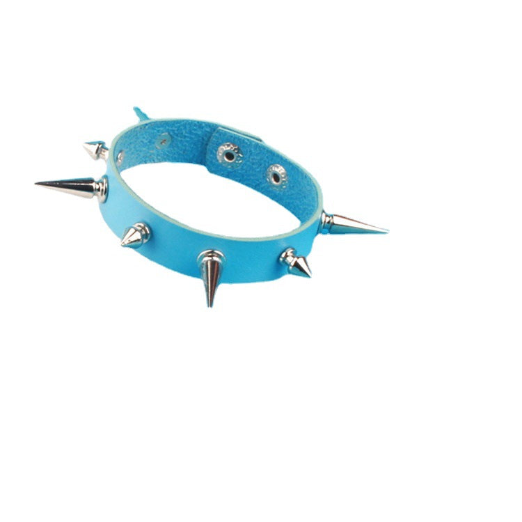 European And American Punk Gothic Fashion Couple Leather Bracelet