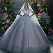 Off-shoulder Wedding Temperament Bride Mori Style Super Fairy Slimming Sequined Dress