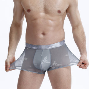 Comfortable Breathable Camouflage Mid-waist Boxer Men's Ice Silk Underwear