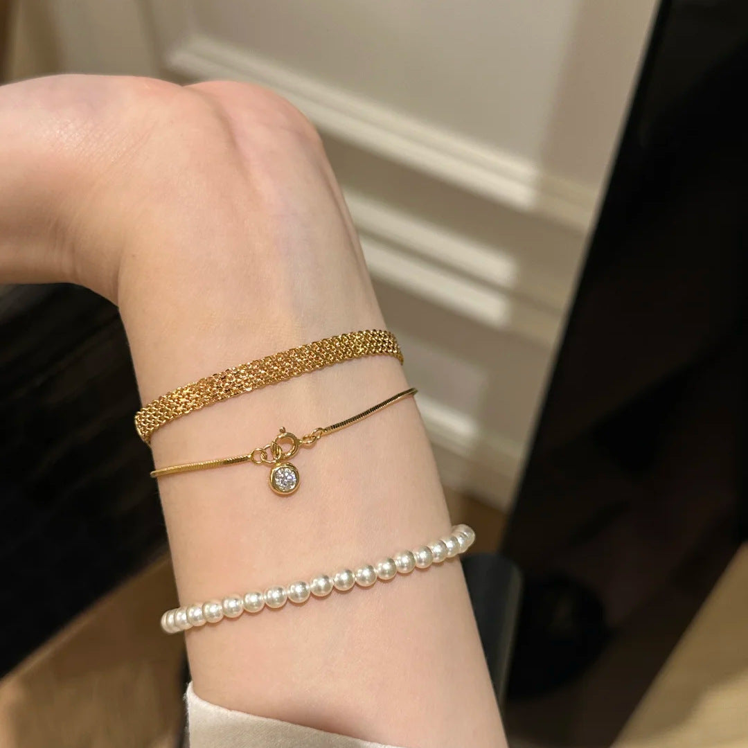 Strap Retro Simple Niche Design Ribbon Bracelet