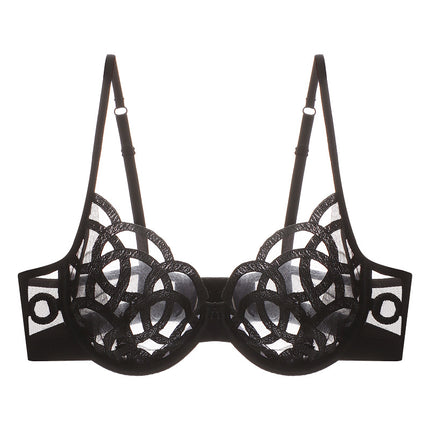 Women's Underwear Big Chest Small Push-up Thin
