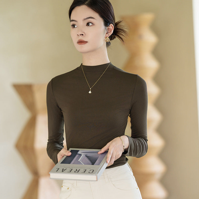 Turtleneck Bottoming Shirt Women's Top Women's Long Sleeve