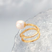 Fashion Personality Natural Baroque Pearl Ring