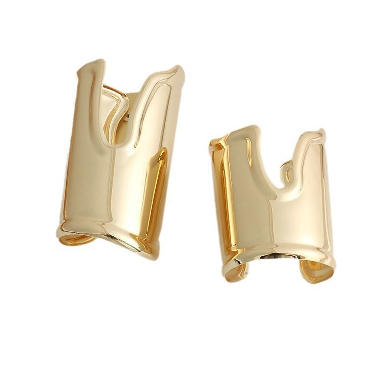 Metal Cross Horseshoe Open-ended Bracelet