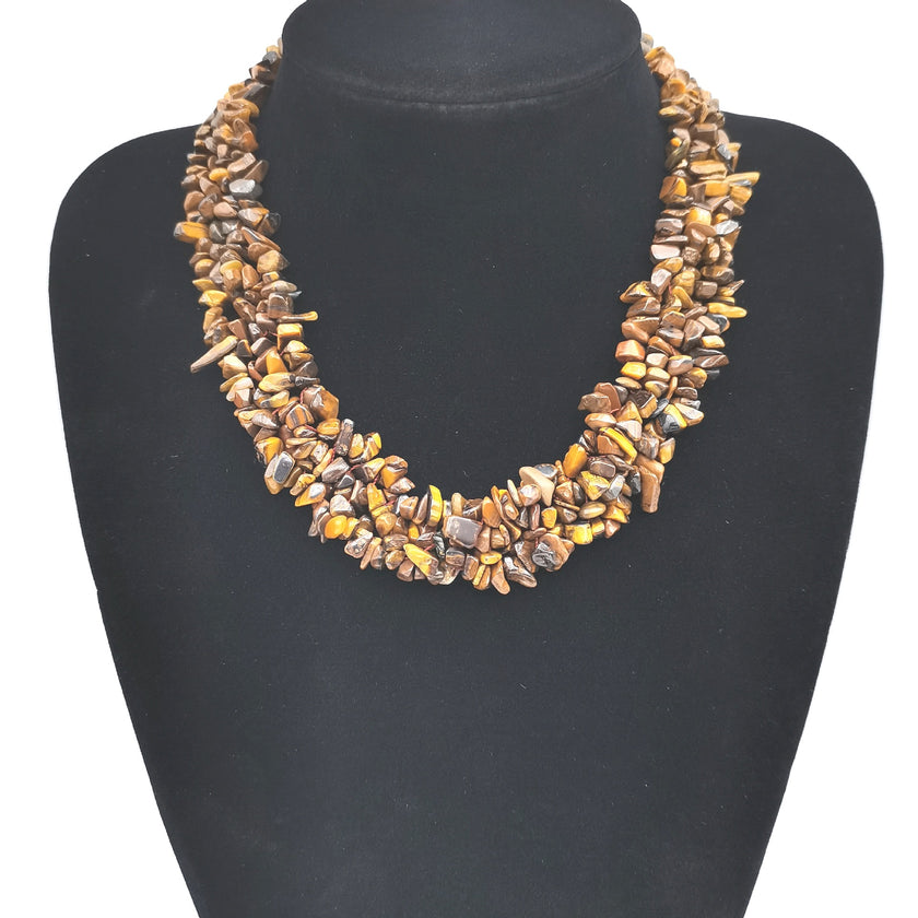 Vintage Court Style Gravel Necklace