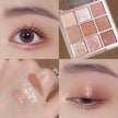 Women's Fashion Christmas Snowflake Eye Shadow Plate