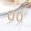 Single Row Rhinestone Earrings Female All-matching Graceful