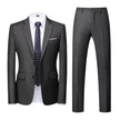 Two-piece Suit With Two Buttons For Wedding