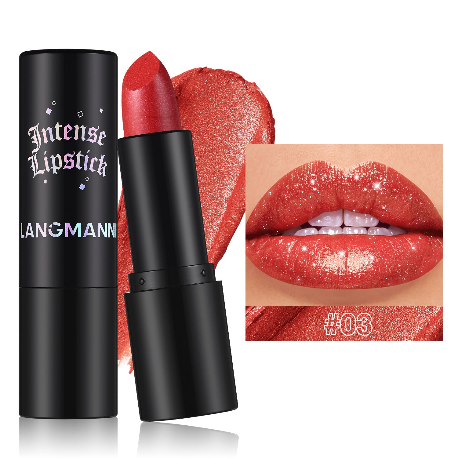 Seven-color Gothic Style Pearl Lipstick Multi-functional Lip And Cheek Dual-use