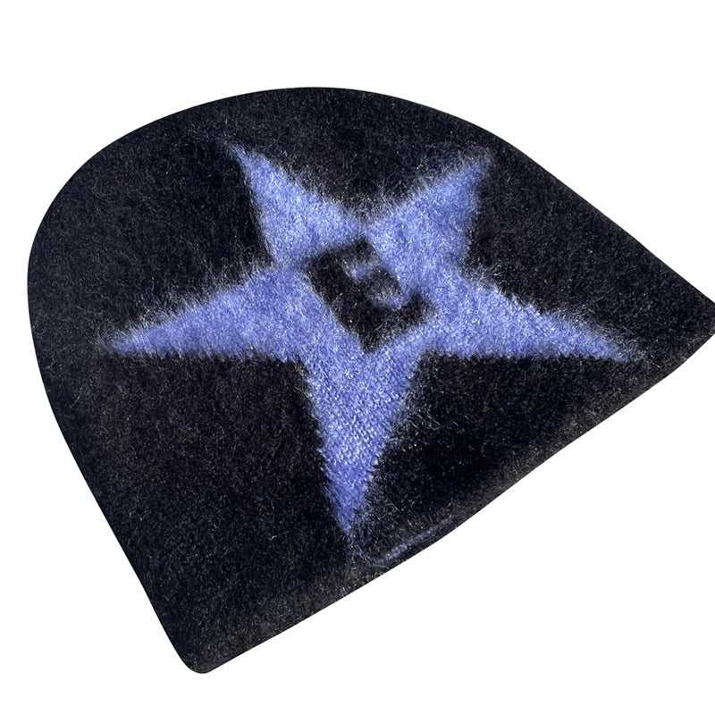 Jacquard Star Letters Hip Hop Hat