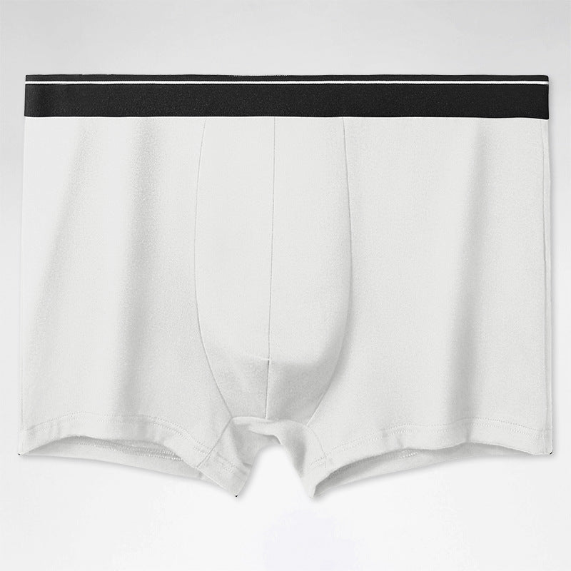 Men's Solid Color Underwear Men's Cotton Breathable Boxers