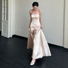 New Satin French Simplicity Fashion Trip Shoot Niche Trip Shoot Trendy Wedding Dress