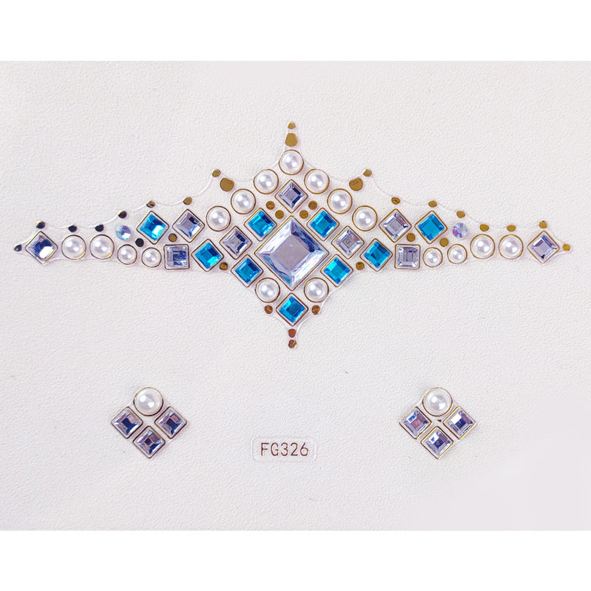 Face Rhinestone Tattoo Creative Forehead Sticker