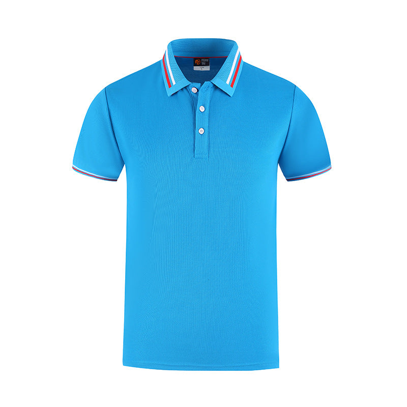 Slim Fit Flat Knit Sleeve Casual Short Sleeve Polo Shirt