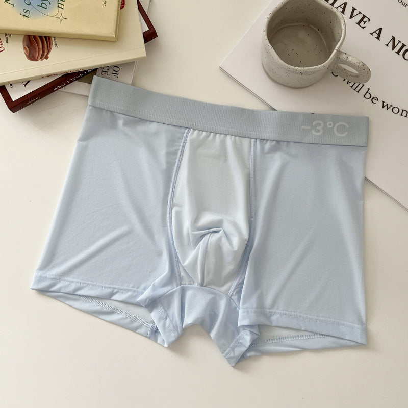 Ice Silk Seamless Men's Underwear Summer Breathable